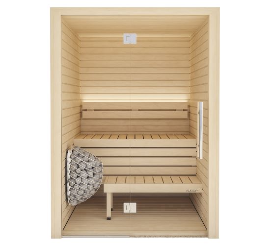 Auroom Cala Glass - Indoor Sauna Kit for 4 Persons