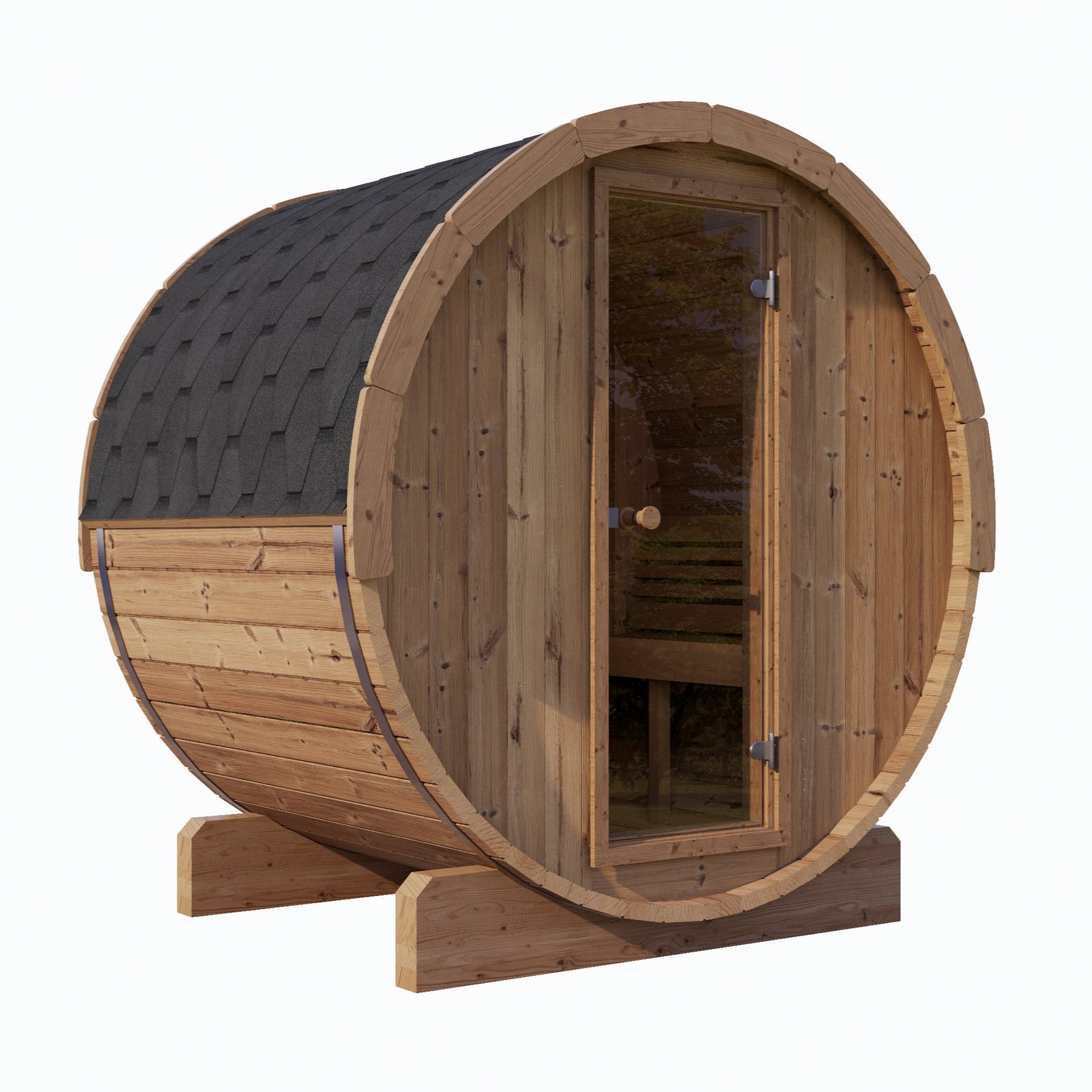 SaunaLife E6 Outdoor Barrel Sauna Kit