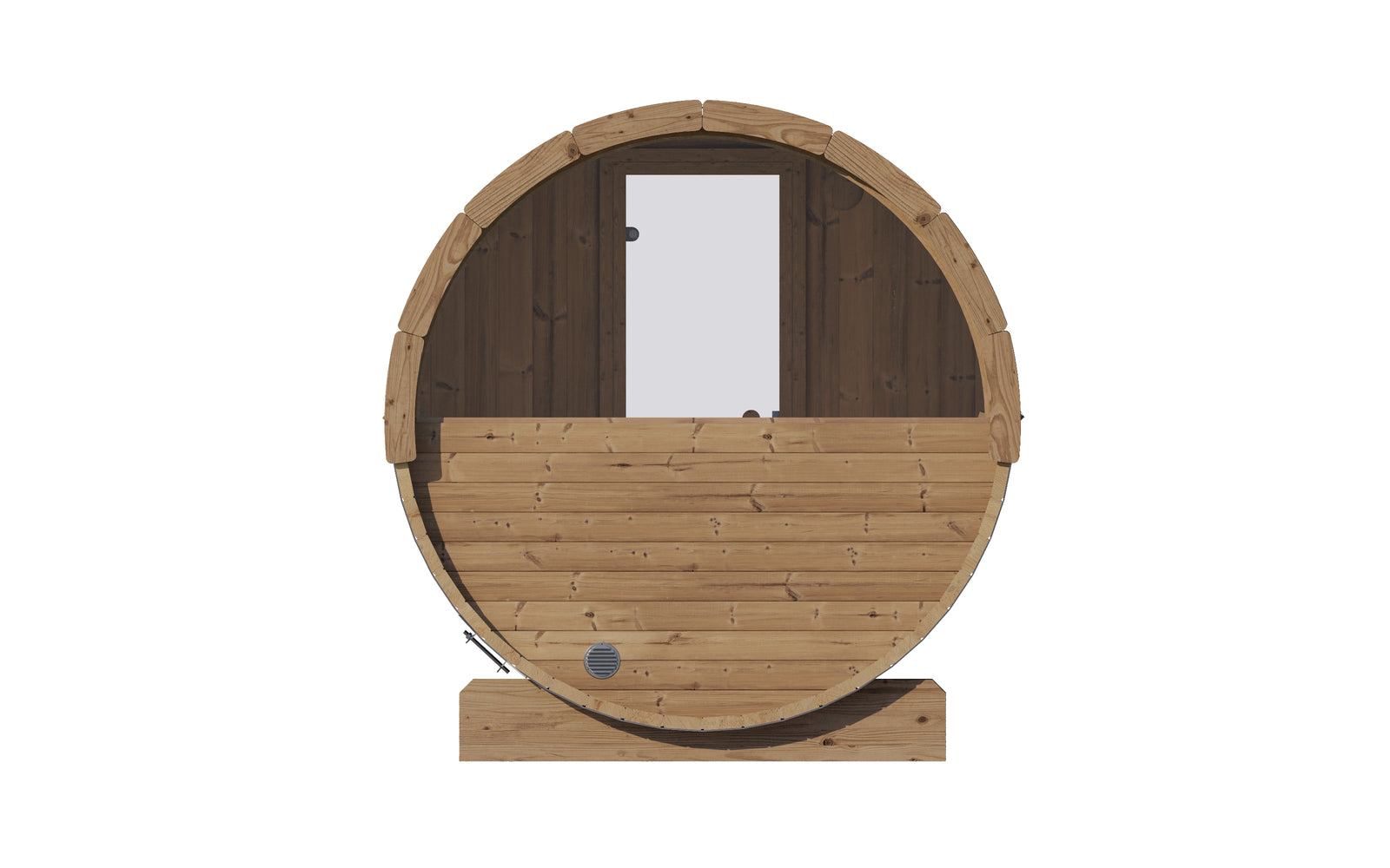 SaunaLife E6W Outdoor Barrel Sauna with Window