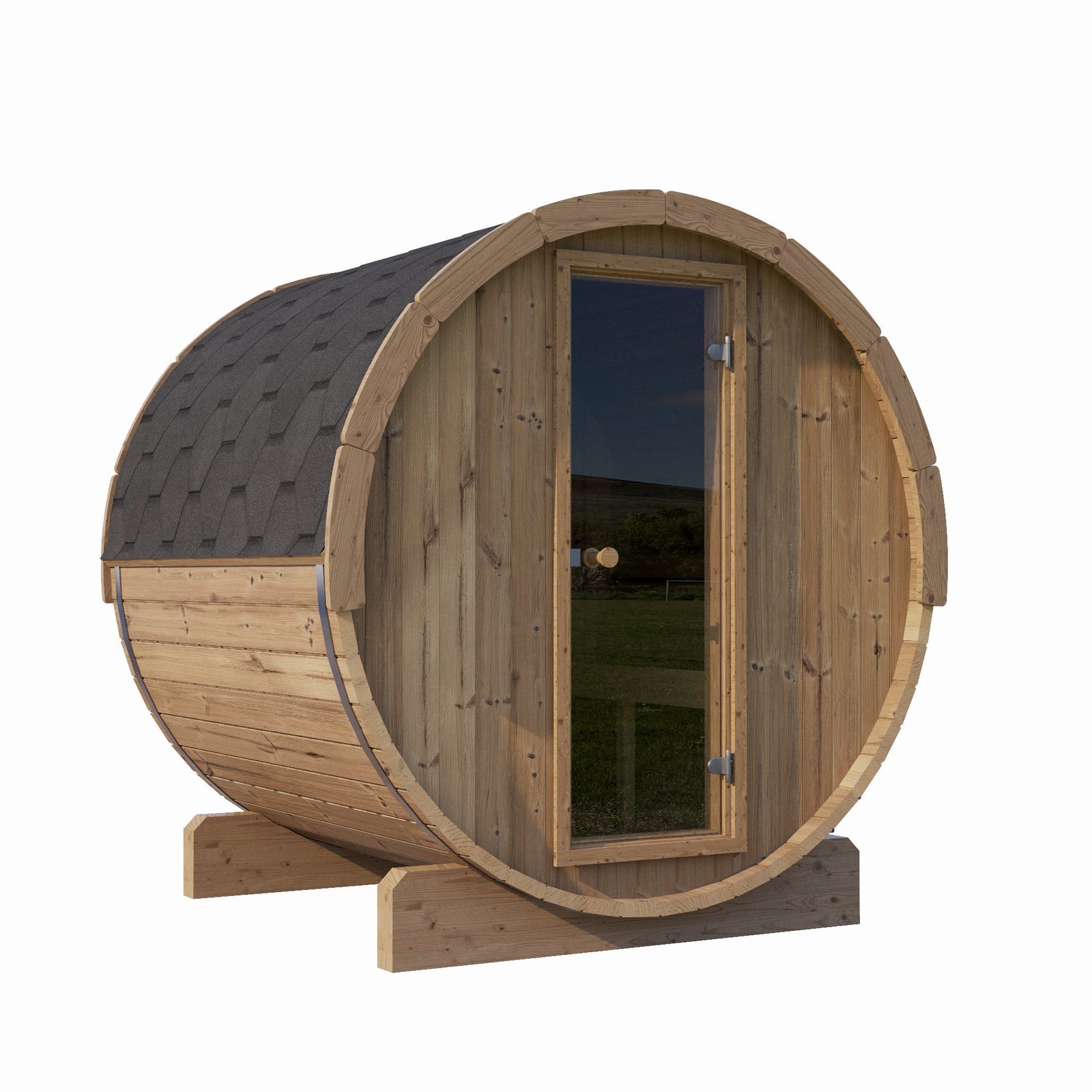 SaunaLife E7 Outdoor Barrel Sauna Kit