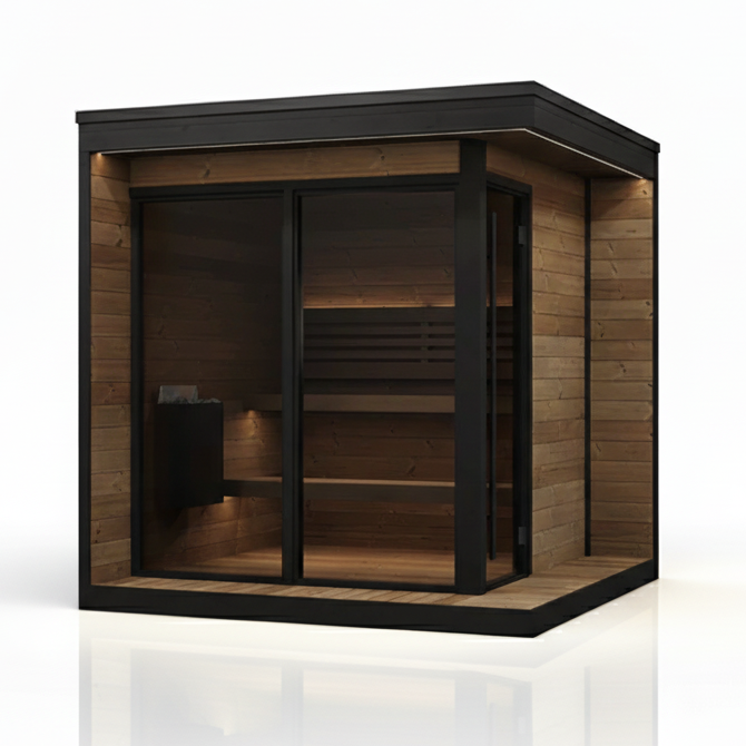SaunaLife GL6 Outdoor Home Sauna Kit