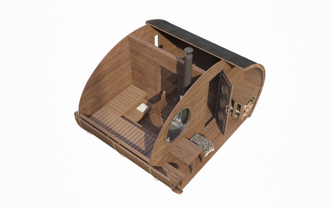 SaunaLife G11 Outdoor Home Sauna Kit