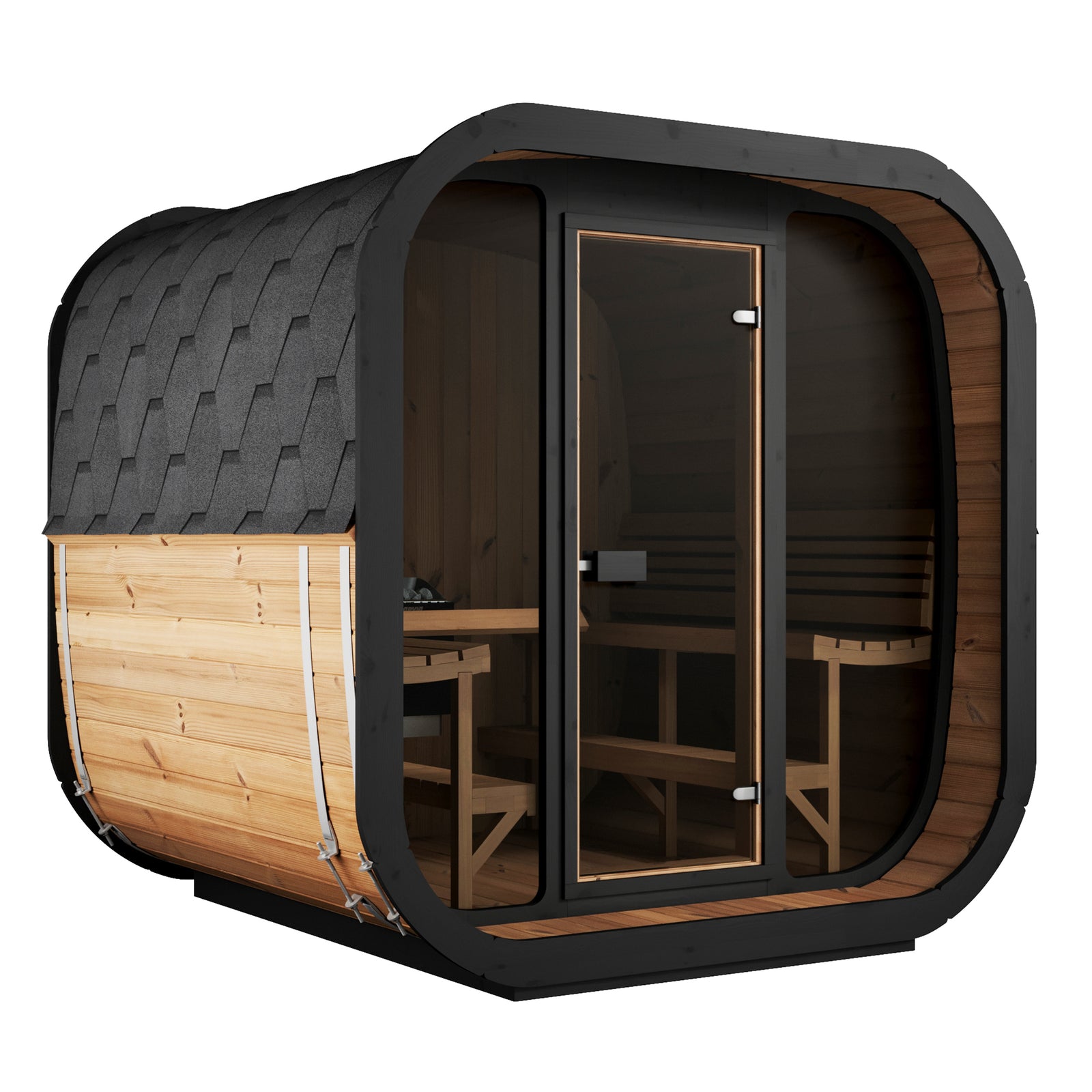 SaunaLife CL7G Outdoor Cube Sauna Kit