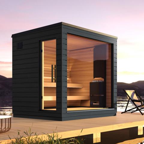 SaunaLife G6 Pre-Assembled Outdoor Home Sauna