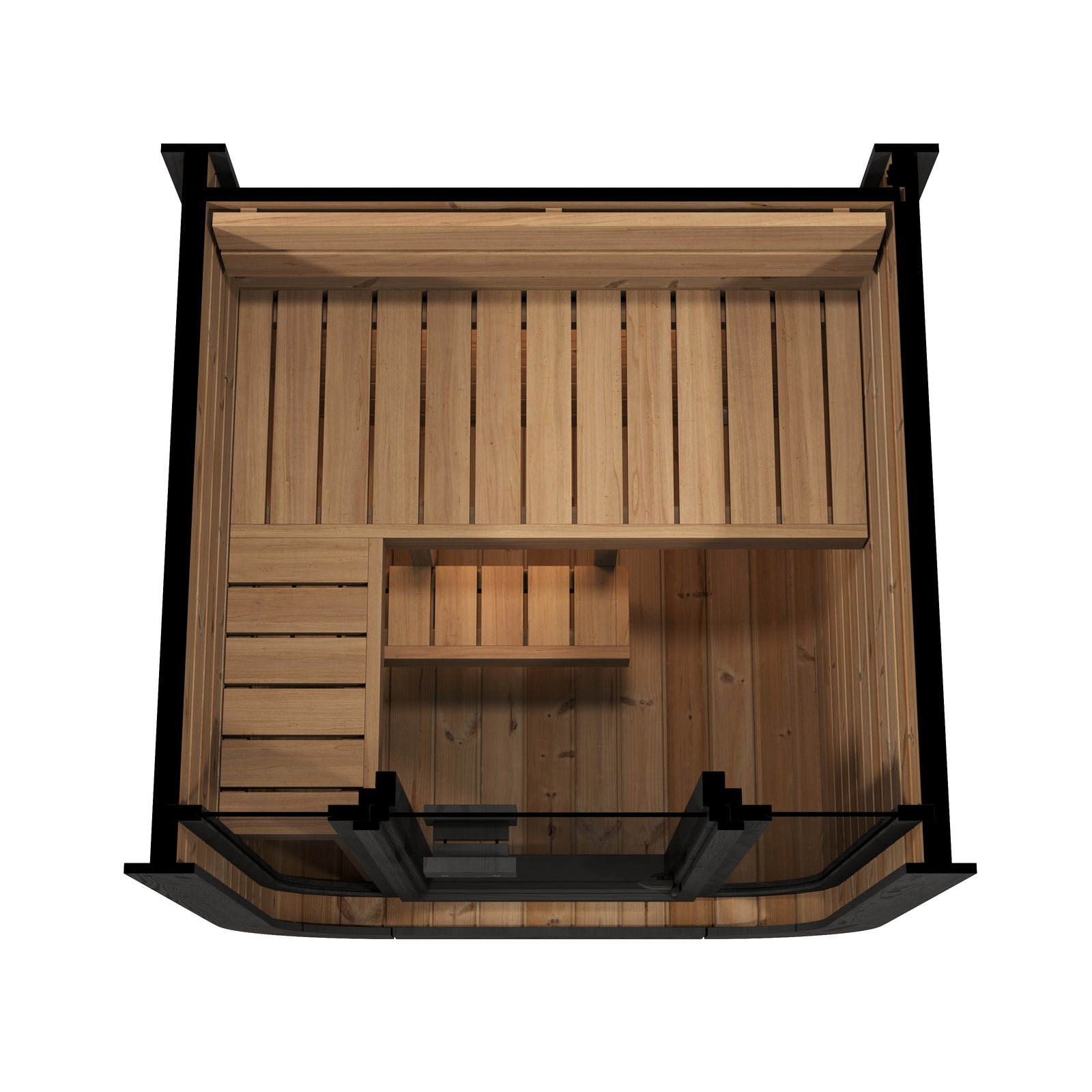 SaunaLife CL3G 2-Person Outdoor Cube Sauna Kit