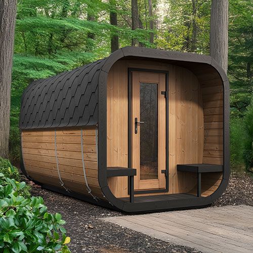 SaunaLife CL12GCPCP Outdoor Cube Sauna Kit