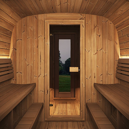 SaunaLife CL12GCPCP Outdoor Cube Sauna Kit