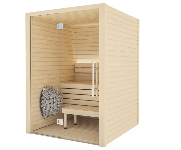Auroom Cala Glass - Indoor Sauna Kit for 4 Persons