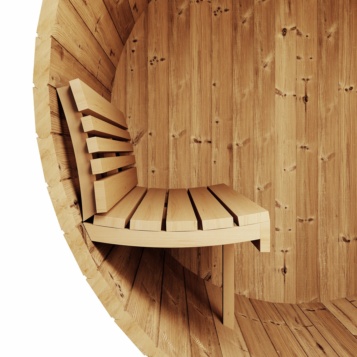 SaunaLife E6 Outdoor Barrel Sauna Kit