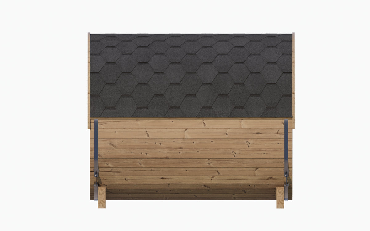 SaunaLife E8W Outdoor Barrel Sauna with Window