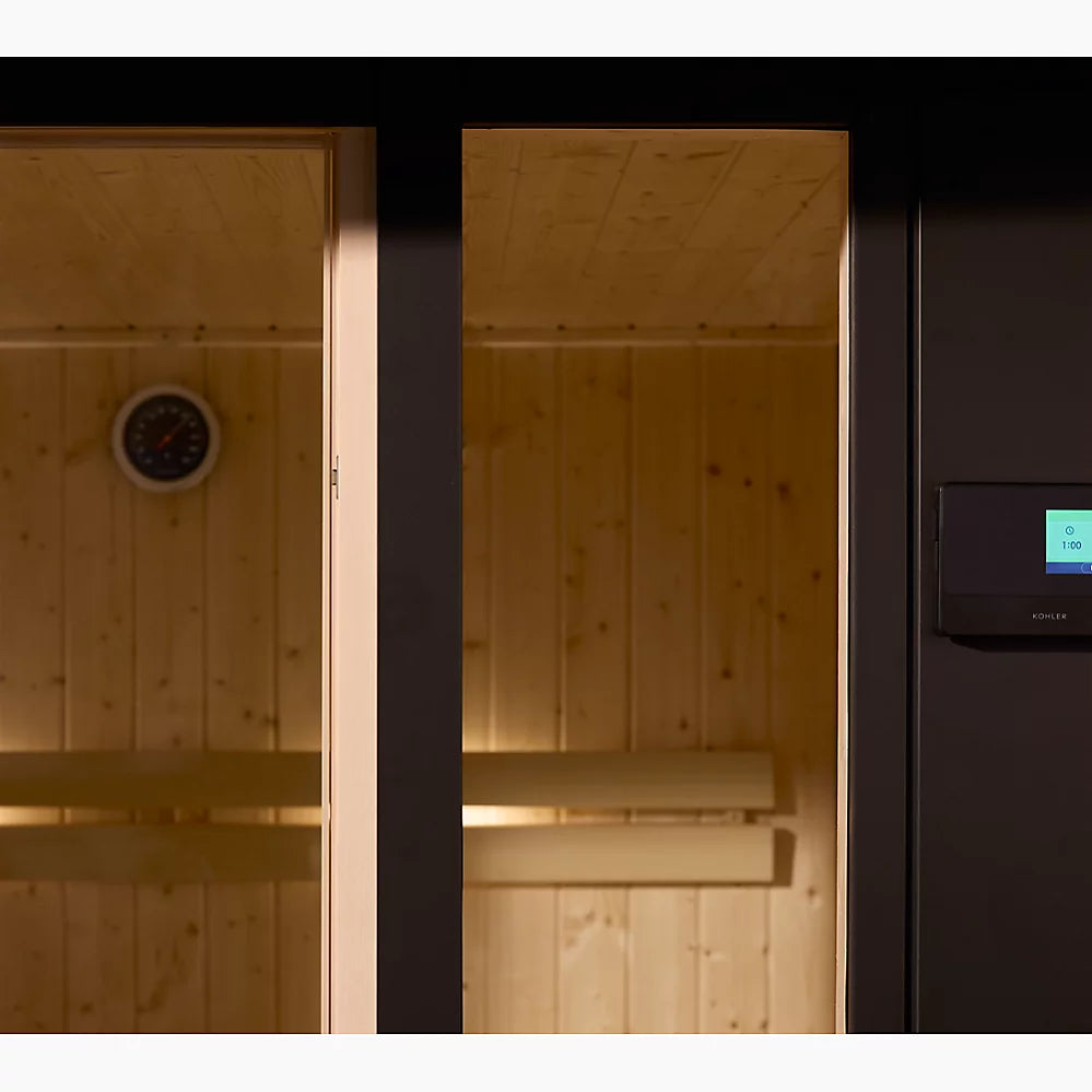Kohler C1 2-Person Indoor Sauna – Graphite Grey
