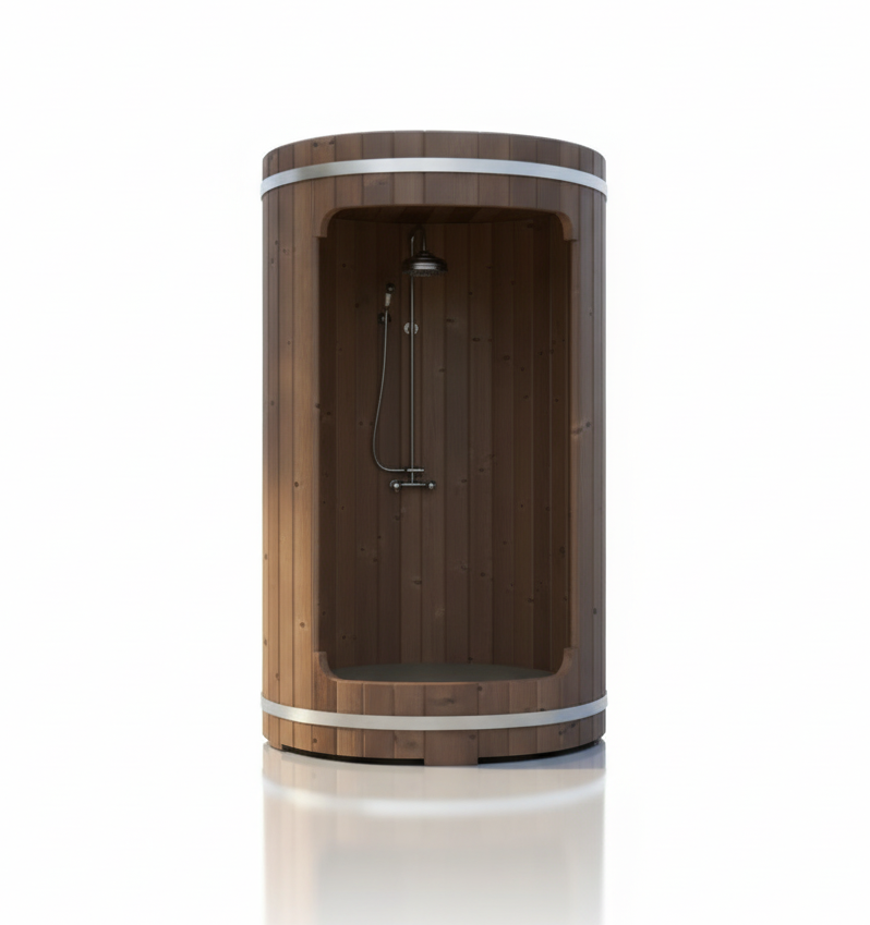 SaunaLife R3 Outdoor Barrel Shower Kit