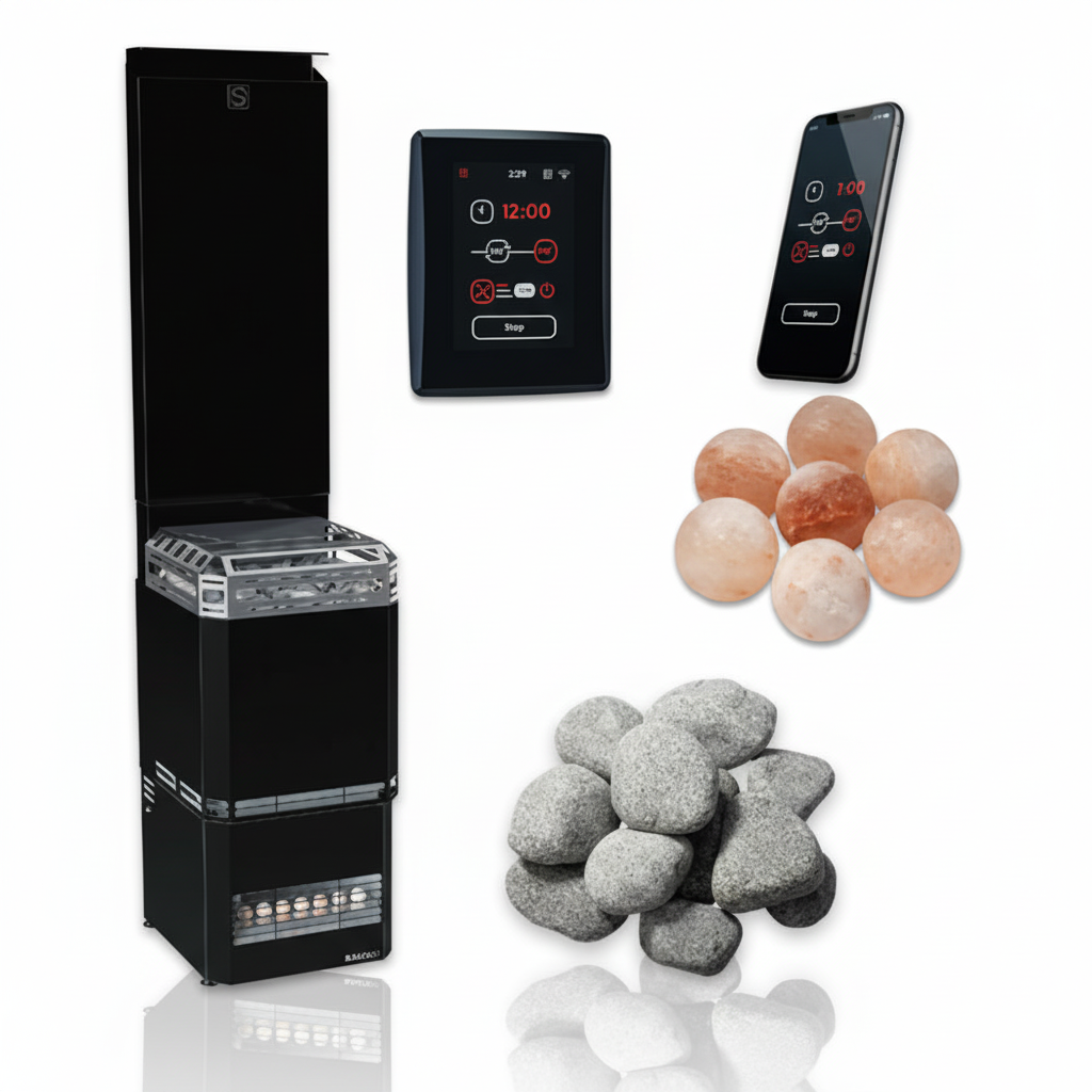 Saunum Air L 10 – 9.8kW Sauna Heater Package