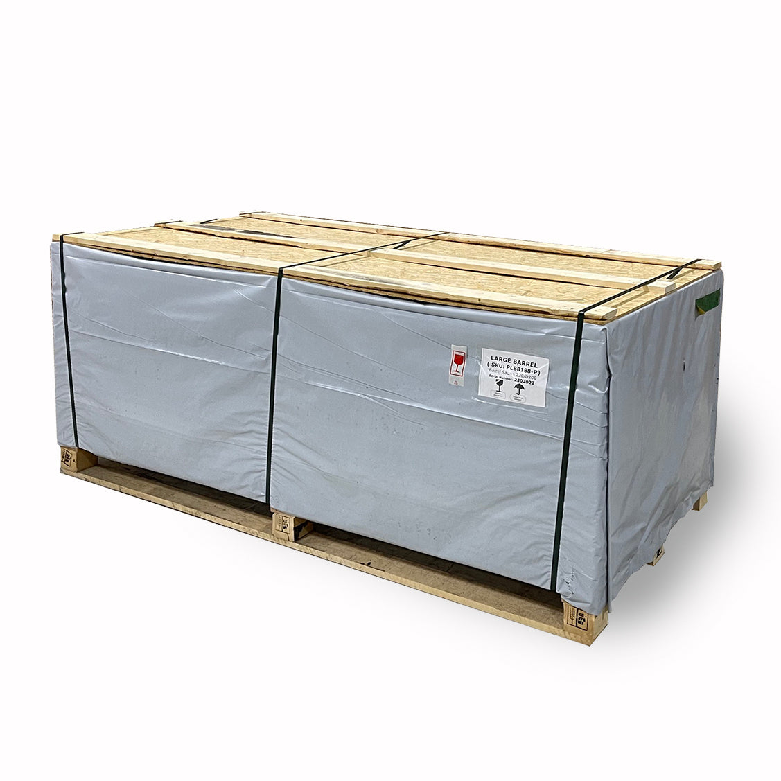 SaunaLife E7 Outdoor Barrel Sauna Kit