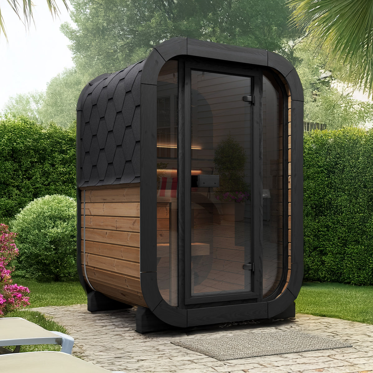 SaunaLife CL3G Outdoor Cube Sauna Kit