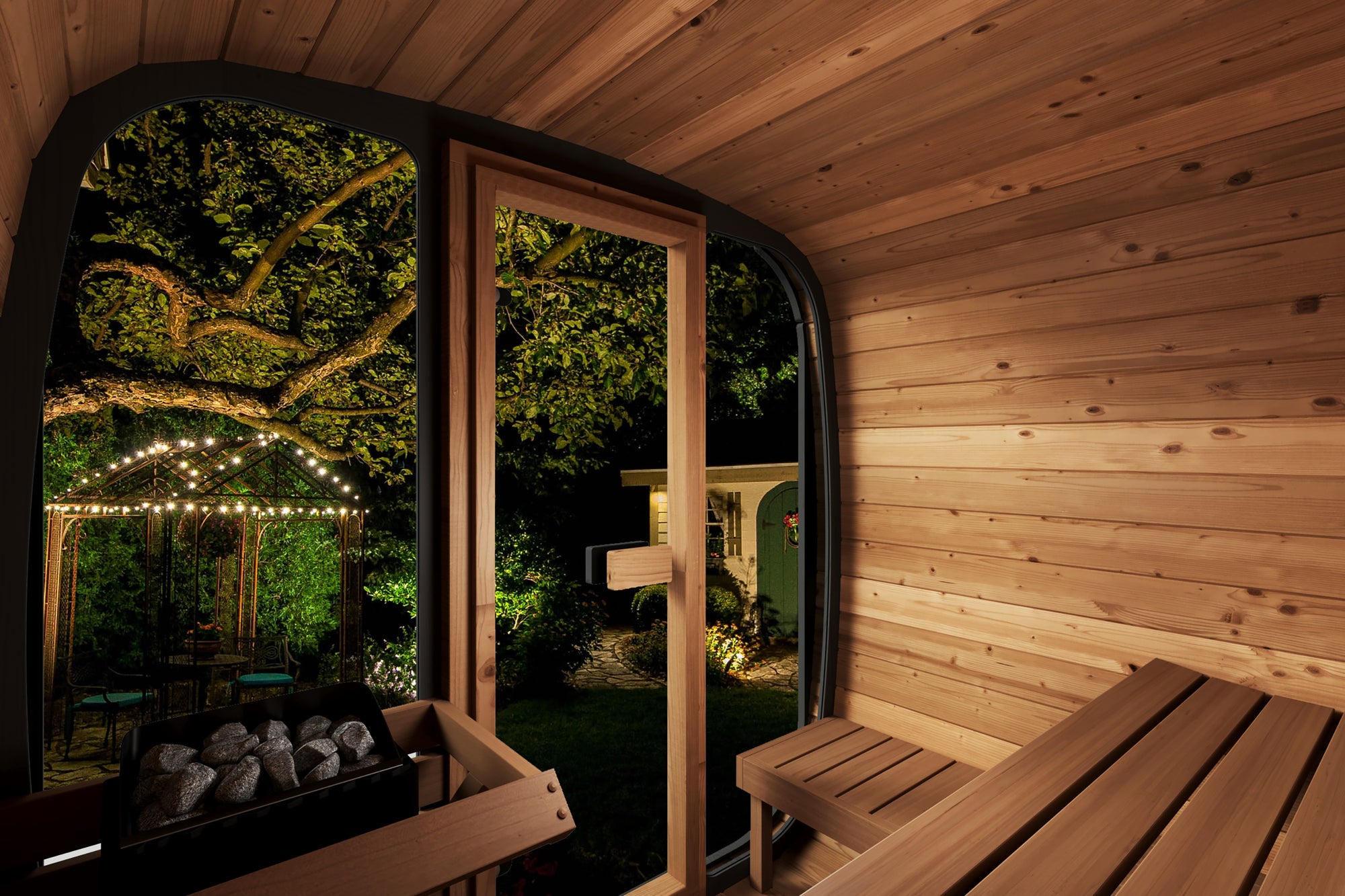 SaunaLife CL5G Outdoor Cube Sauna Kit
