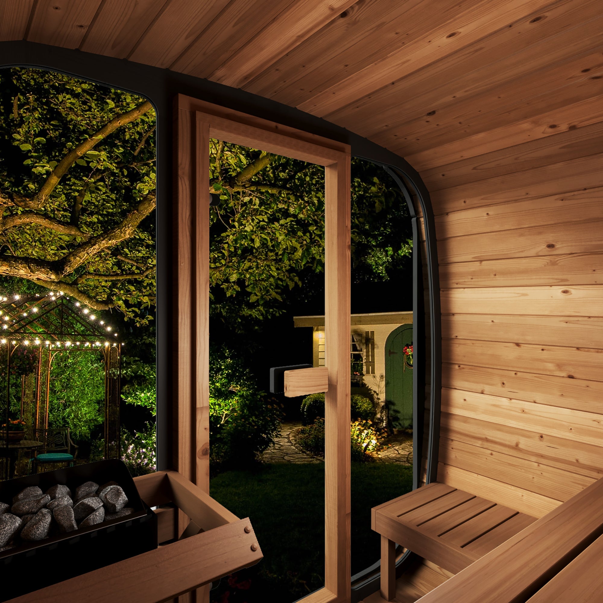 SaunaLife CL5G Outdoor Cube Sauna Kit