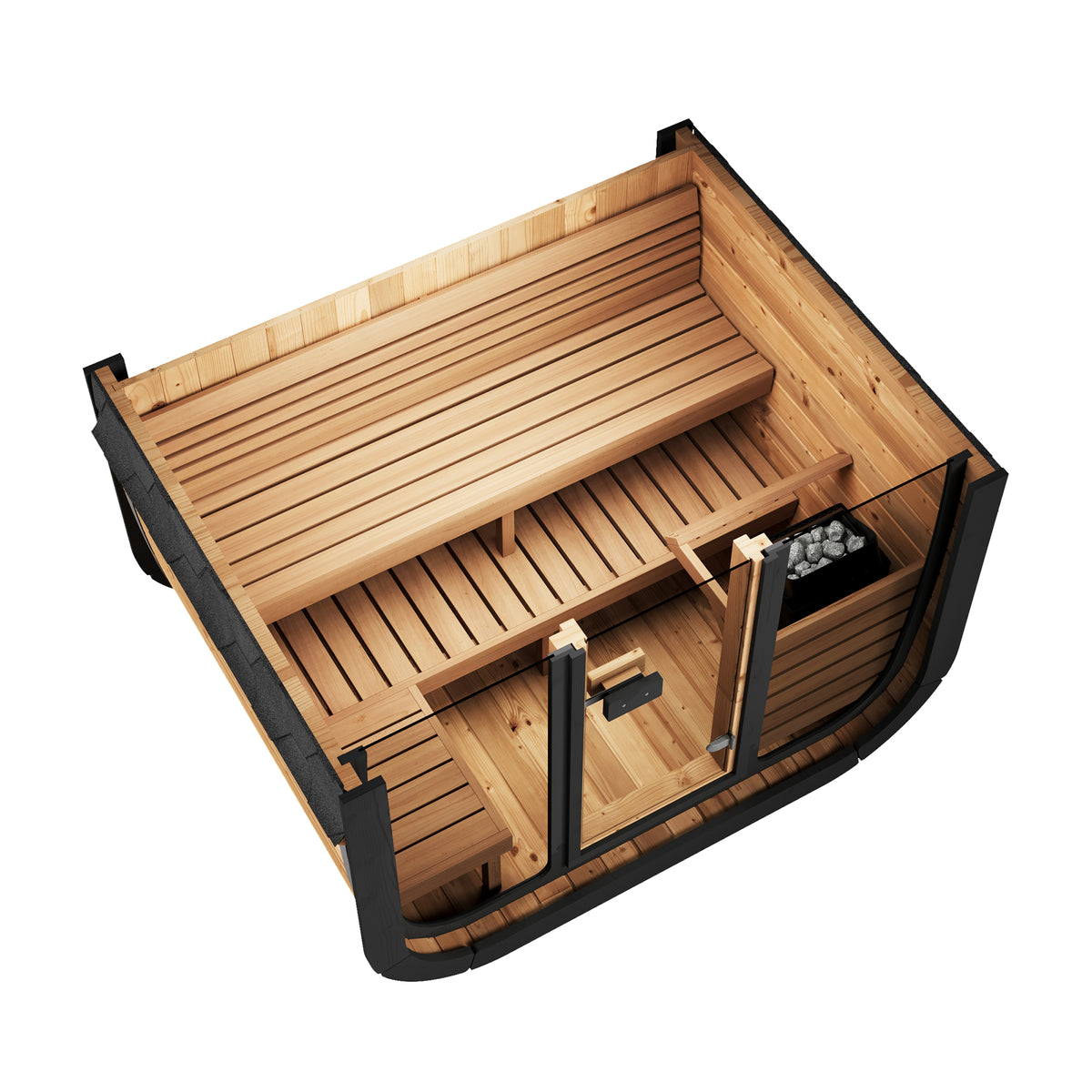 SaunaLife CL5G Outdoor Cube Sauna Kit
