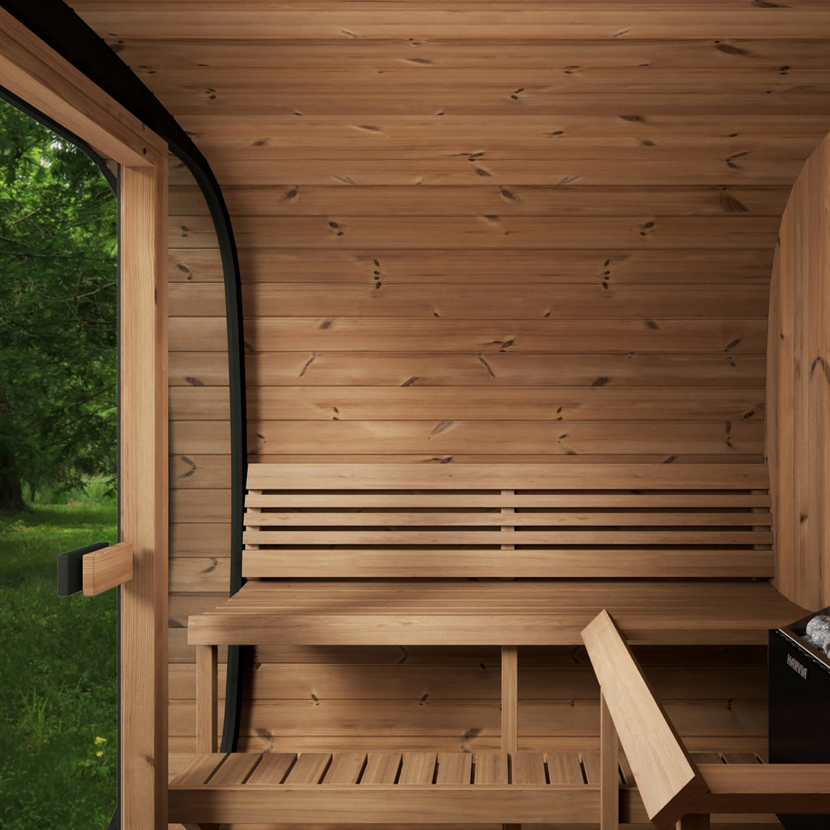 SaunaLife CL7G Outdoor Cube Sauna Kit