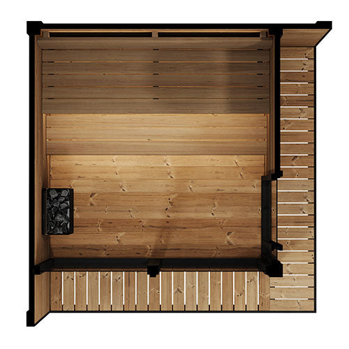 SaunaLife GL6 Outdoor Home Sauna Kit