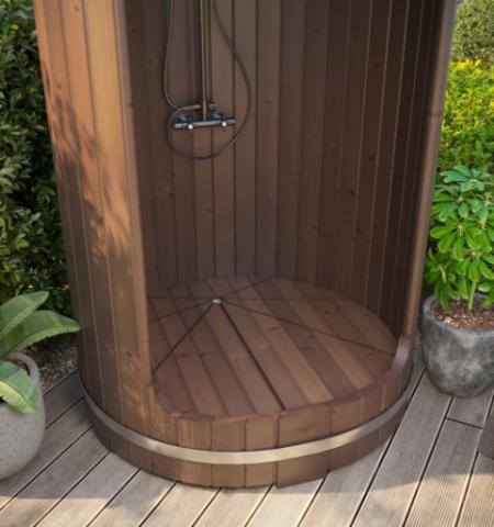 SaunaLife R3 Outdoor Barrel Shower Kit