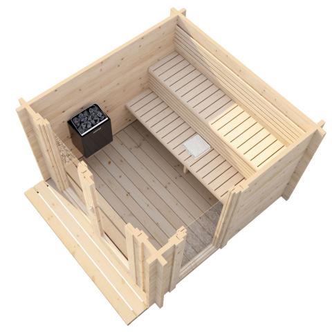 SaunaLife G4 Outdoor Home Sauna Kit