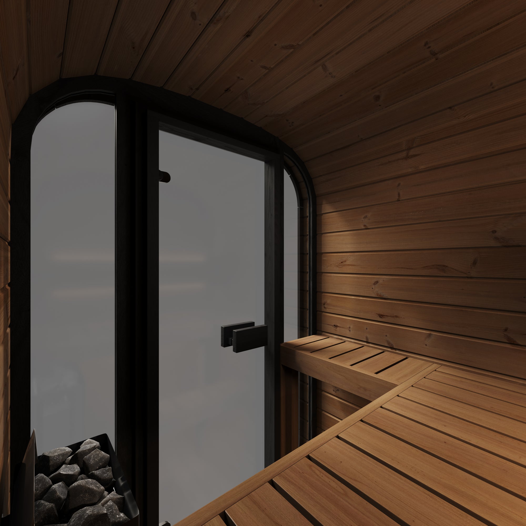 SaunaLife CL3G Outdoor Cube Sauna Kit