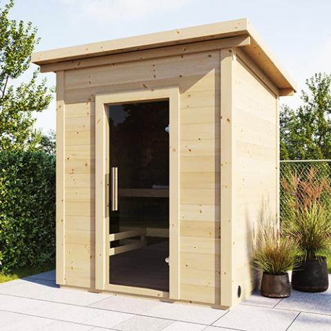 SaunaLife G2 Outdoor Home Sauna Kit